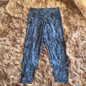 Aerie 7/8 Legging - Snakeskin - Crossover waist